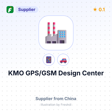 KMO GPS/GSM Design Center – summary card, no photo uploaded yet