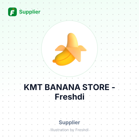 KMT BANANA STORE – summary card, no photo uploaded yet