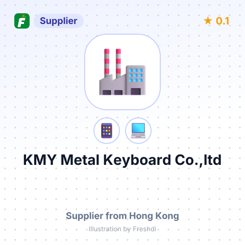 KMY Metal Keyboard Co.,ltd – summary card, no photo uploaded yet