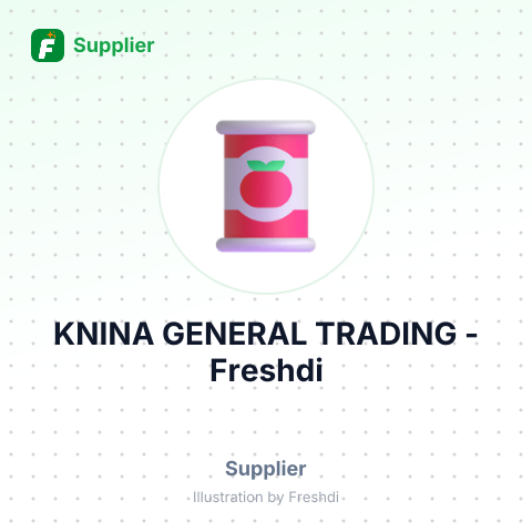 KNINA GENERAL TRADING – summary card, no photo uploaded yet
