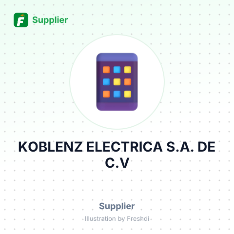 KOBLENZ ELECTRICA S.A. DE C.V – summary card, no photo uploaded yet