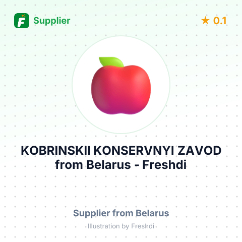 KOBRINSKII KONSERVNYI ZAVOD – summary card, no photo uploaded yet