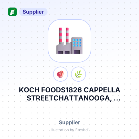KOCH FOODS1826 CAPPELLA STREETCHATTANOOGA, TNUNITED STATES – summary card, no photo uploaded yet