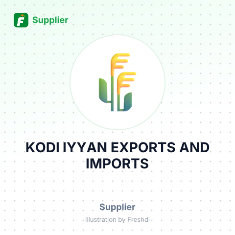 KODI IYYAN EXPORTS AND IMPORTS – summary card, no photo uploaded yet
