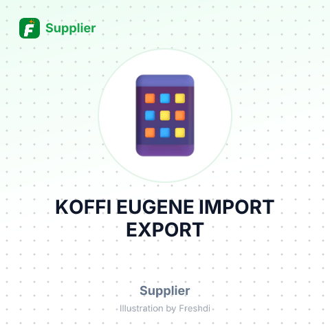KOFFI EUGENE IMPORT EXPORT – summary card, no photo uploaded yet