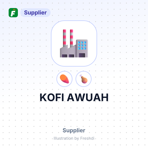 KOFI AWUAH – summary card, no photo uploaded yet