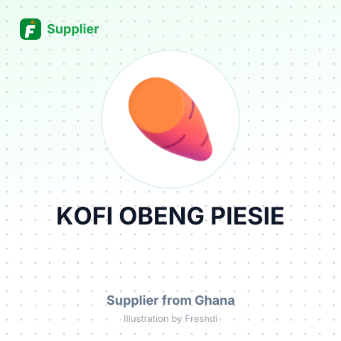 KOFI OBENG PIESIE – summary card, no photo uploaded yet