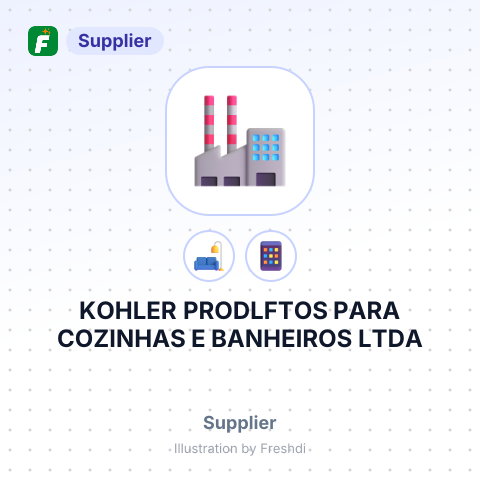 KOHLER PRODLFTOS PARA COZINHAS E BANHEIROS LTDA – summary card, no photo uploaded yet
