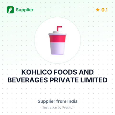 KOHLICO FOODS AND BEVERAGES PRIVATE LIMITED – summary card, no photo uploaded yet