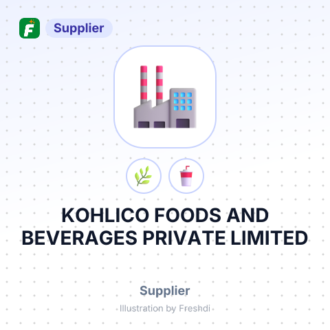 KOHLICO FOODS AND BEVERAGES PRIVATE LIMITED – summary card, no photo uploaded yet