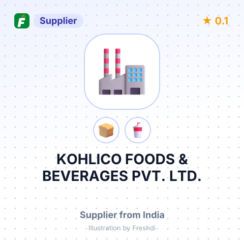 KOHLICO FOODS & BEVERAGES PVT. LTD. – summary card, no photo uploaded yet