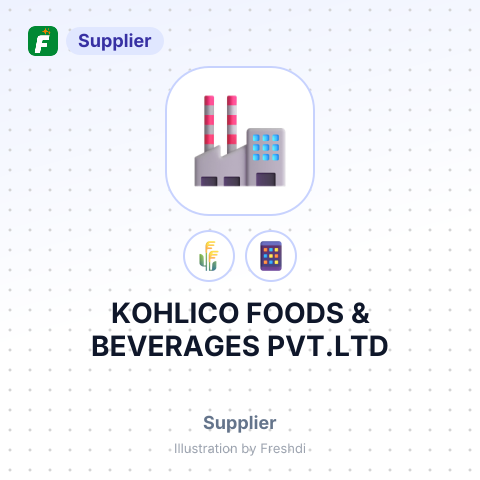 KOHLICO FOODS & BEVERAGES PVT.LTD – summary card, no photo uploaded yet