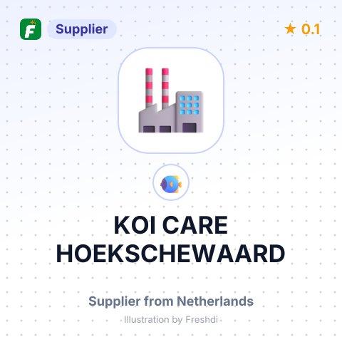 KOI CARE HOEKSCHEWAARD – summary card, no photo uploaded yet