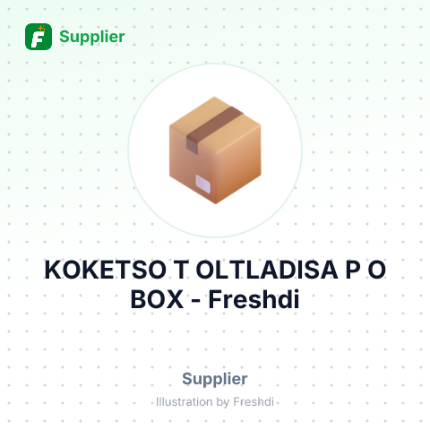 KOKETSO T OLTLADISA P O BOX – summary card, no photo uploaded yet