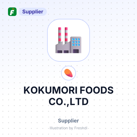 KOKUMORI FOODS CO.,LTD – summary card, no photo uploaded yet