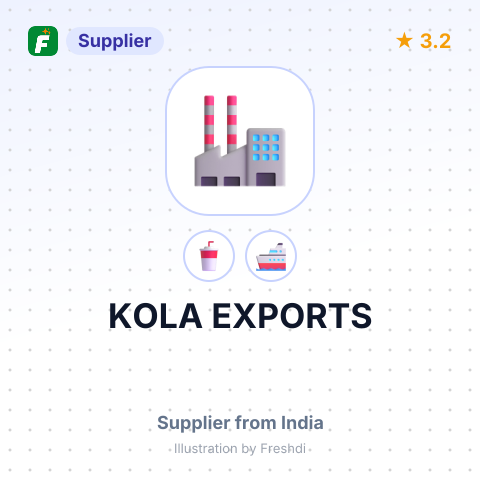 KOLA EXPORTS – summary card, no photo uploaded yet