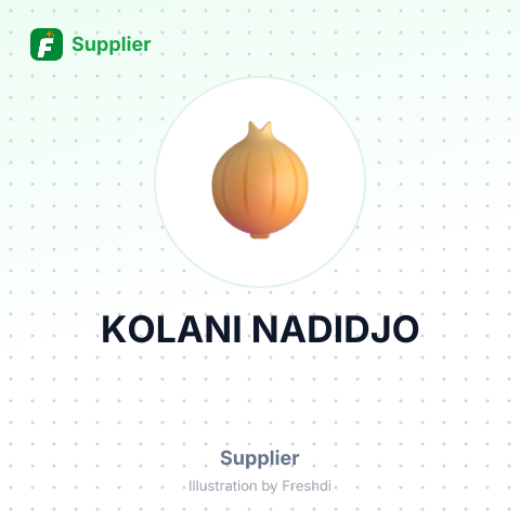 KOLANI NADIDJO – summary card, no photo uploaded yet