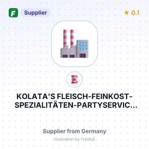 KOLATA'S FLEISCH-FEINKOST-SPEZIALITÄTEN-PARTYSERVICE GMBH – summary card, no photo uploaded yet