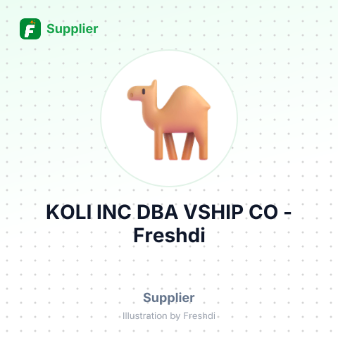 KOLI INC DBA VSHIP CO – summary card, no photo uploaded yet