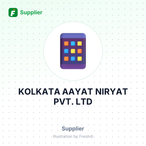 KOLKATA AAYAT NIRYAT PVT. LTD – summary card, no photo uploaded yet
