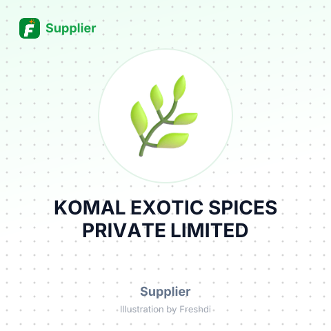 KOMAL EXOTIC SPICES PRIVATE LIMITED – summary card, no photo uploaded yet