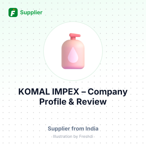 KOMAL IMPEX – summary card, no photo uploaded yet