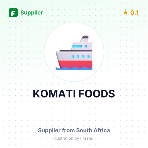 KOMATI FOODS – summary card, no photo uploaded yet
