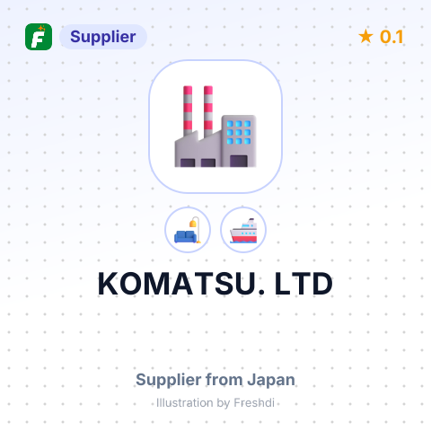 KOMATSU. LTD – summary card, no photo uploaded yet