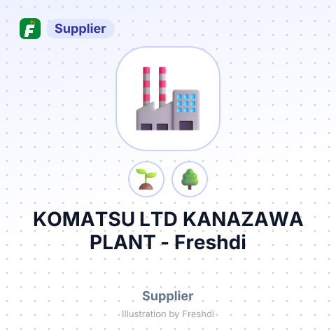 KOMATSU LTD KANAZAWA PLANT – summary card, no photo uploaded yet