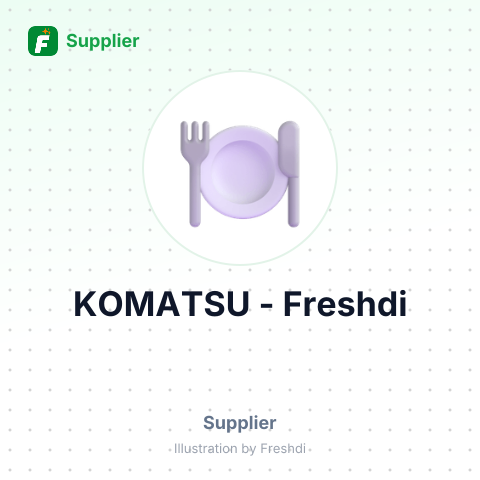 KOMATSU – summary card, no photo uploaded yet