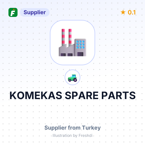 KOMEKAS SPARE PARTS – summary card, no photo uploaded yet