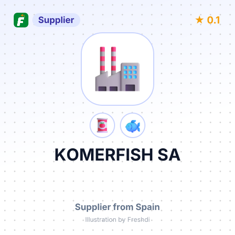 KOMERFISH SA – summary card, no photo uploaded yet