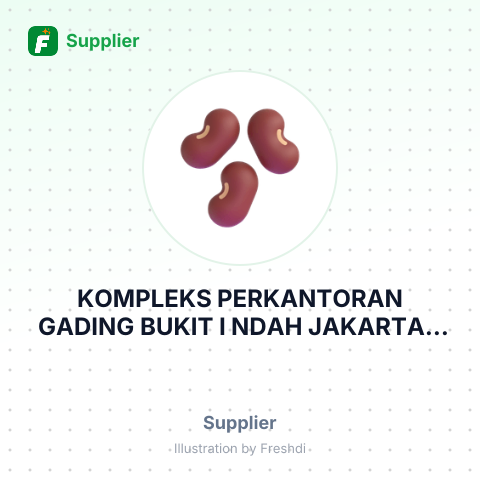 KOMPLEKS PERKANTORAN GADING BUKIT I NDAH JAKARTA – summary card, no photo uploaded yet