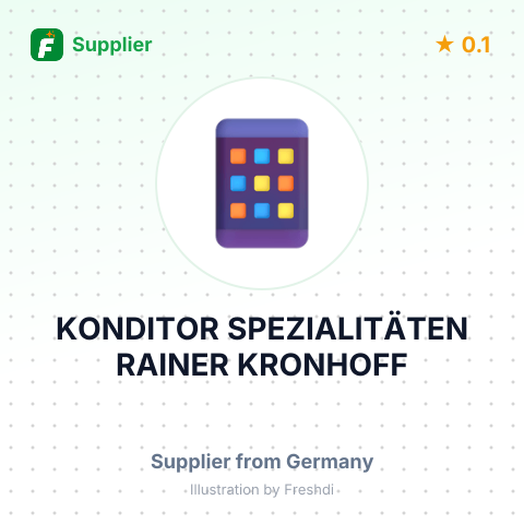 KONDITOR SPEZIALITÄTEN RAINER KRONHOFF – summary card, no photo uploaded yet