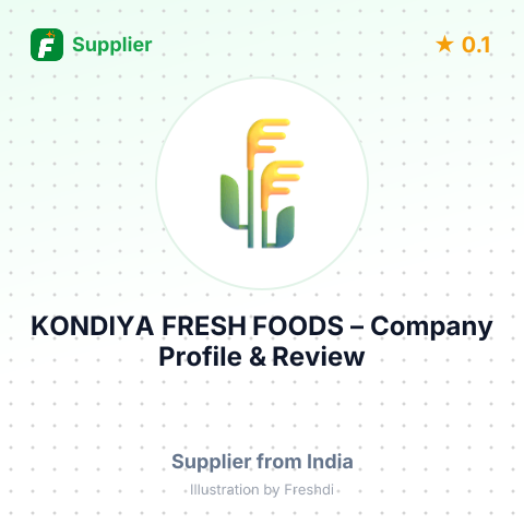 KONDIYA FRESH FOODS – summary card, no photo uploaded yet