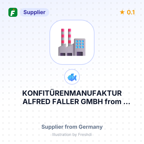 KONFITÜRENMANUFAKTUR ALFRED FALLER GMBH – summary card, no photo uploaded yet