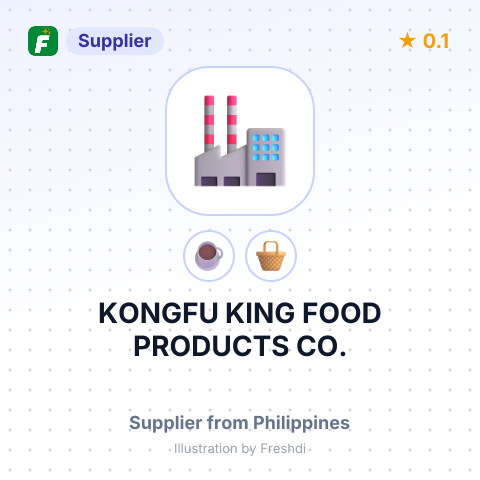 KONGFU KING FOOD PRODUCTS CO. – summary card, no photo uploaded yet
