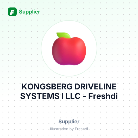 KONGSBERG DRIVELINE SYSTEMS I LLC – summary card, no photo uploaded yet