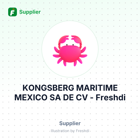 KONGSBERG MARITIME MEXICO SA DE CV – summary card, no photo uploaded yet