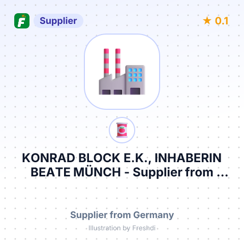 KONRAD BLOCK E.K., INHABERIN BEATE MÜNCH – summary card, no photo uploaded yet