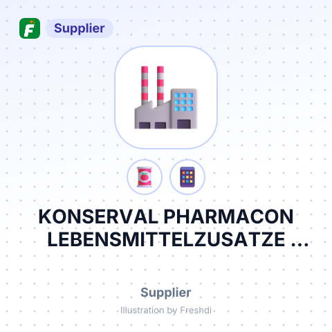 KONSERVAL PHARMACON LEBENSMITTELZUSATZE GMBH – summary card, no photo uploaded yet