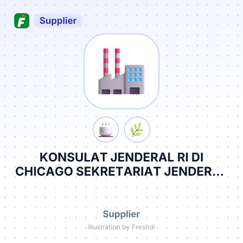 KONSULAT JENDERAL RI DI CHICAGO SEKRETARIAT JENDERAL KEMENTERIAN – summary card, no photo uploaded yet