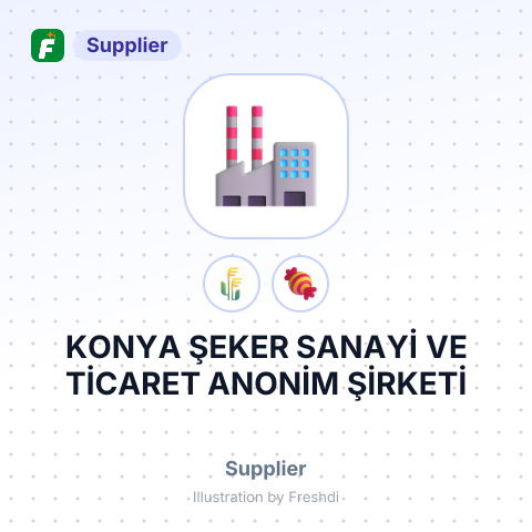KONYA ŞEKER SANAYİ VE TİCARET ANONİM ŞİRKETİ – summary card, no photo uploaded yet