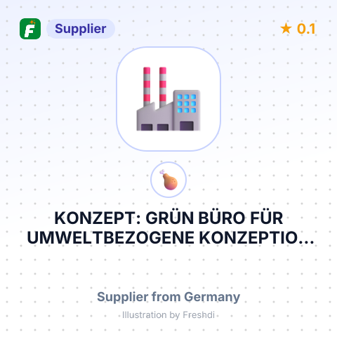 KONZEPT: GRÜN BÜRO FÜR UMWELTBEZOGENE KONZEPTION UND KOMMUNIKATION GMBH – summary card, no photo uploaded yet