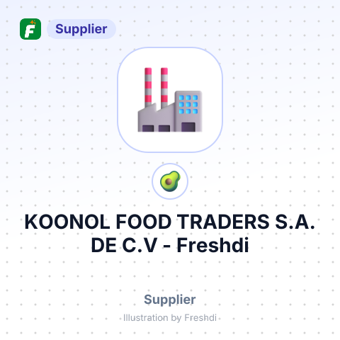 KOONOL FOOD TRADERS S.A. DE C.V – summary card, no photo uploaded yet