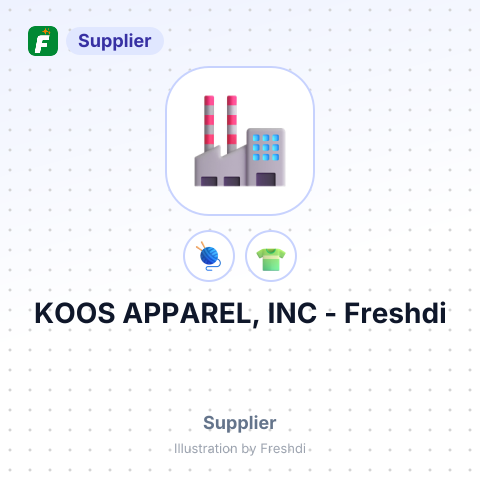 KOOS APPAREL, INC – summary card, no photo uploaded yet