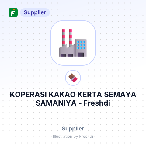 KOPERASI KAKAO KERTA SEMAYA SAMANIYA – summary card, no photo uploaded yet