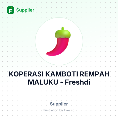 KOPERASI KAMBOTI REMPAH MALUKU – summary card, no photo uploaded yet