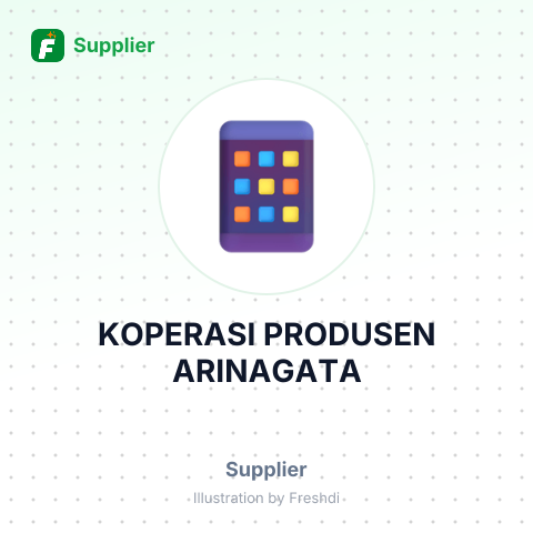 KOPERASI PRODUSEN ARINAGATA – summary card, no photo uploaded yet