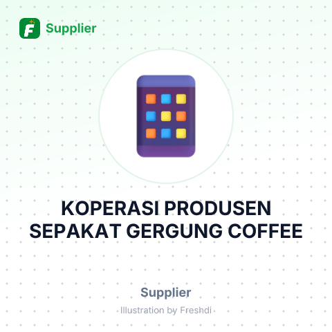 KOPERASI PRODUSEN SEPAKAT GERGUNG COFFEE – summary card, no photo uploaded yet